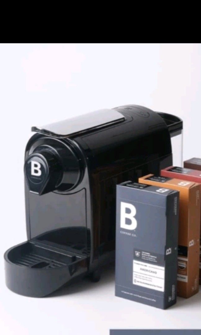 B Coffee Freshman Machine (nespresso pods fit) (Category: Coffee Machines & Makers) located in Manila. Submitted by mochapoo (Listing ID 1328466569, Image 1). Description: item like new 📍 manila pm if interested.