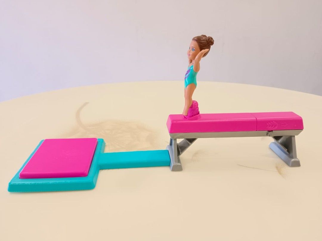 Barbie Flipping Fun Gymnastics Hobbies Toys Toys Games on Carousell