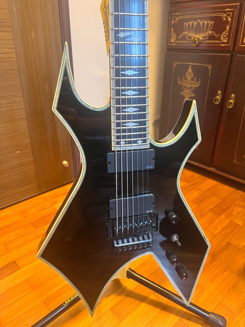 B.C. Rich Warlock NJ Deluxe 7 String, Hobbies & Toys, Musical