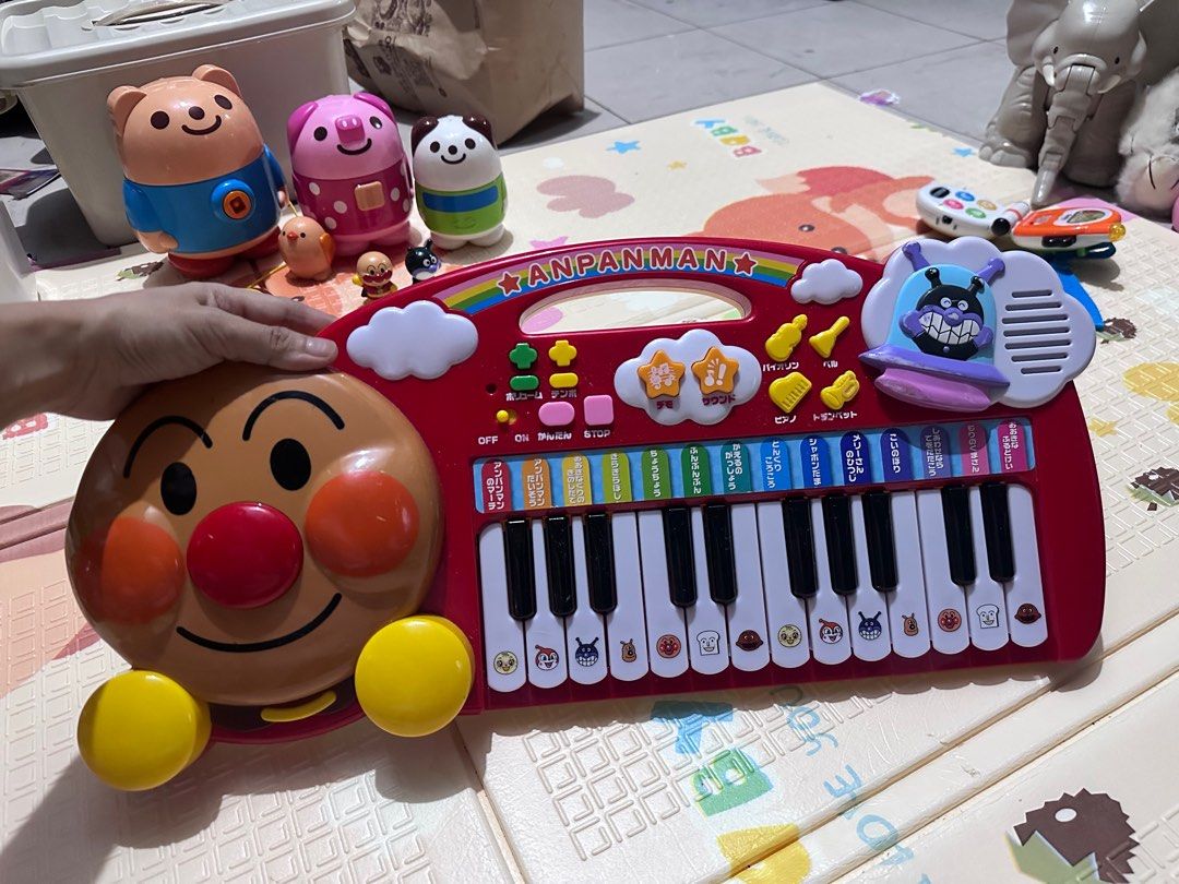 Big Anpanman Piano battery Op (Category: Musical Instruments) located in Manila. Submitted by konami_bjork (Listing ID 1328537309, Image 1). Description: Anpanman Piano. Maganda tunog and malaki. Perfect for aspiring matuto mag piano. I can send a video of the piano working. PM lng po. Click youtube kink for demo: https://youtu.be/u9yn-sMdR80?si=jw4fRR13BuX7qUmC.