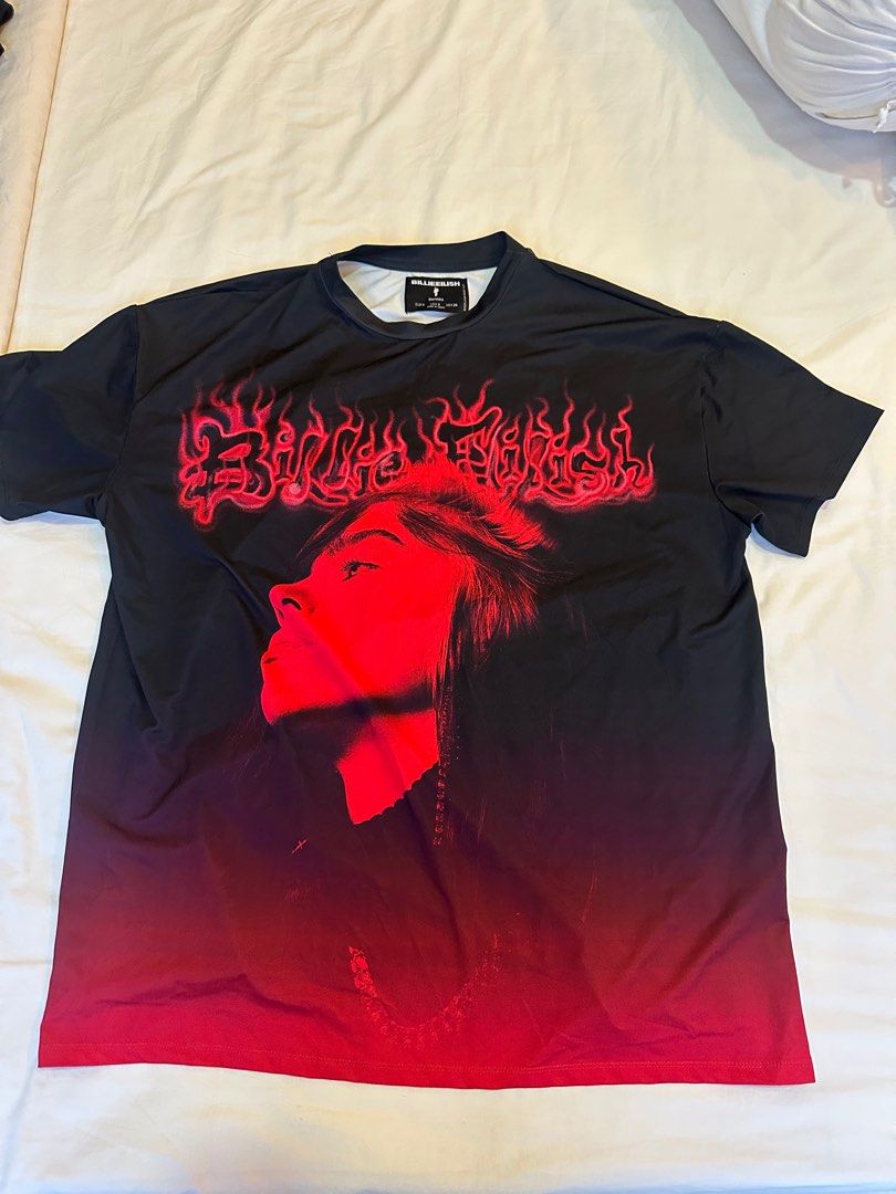 BILLIE EILISH x BERSHKA Tshirt Men s Fashion Tops Sets Tshirts Polo Shirts on Carousell