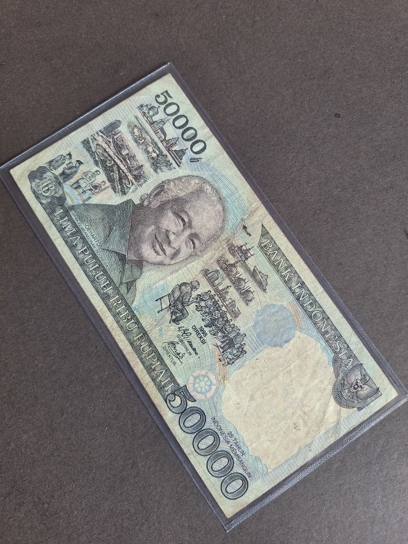 1995 CDU181666 豹子号 Indonesia 50000 Rupiah currency old banknote note, nice  fanciful number, World/Singapore collections, Hobbies & Toys, Memorabilia &  Collectibles, Currency on Carousell