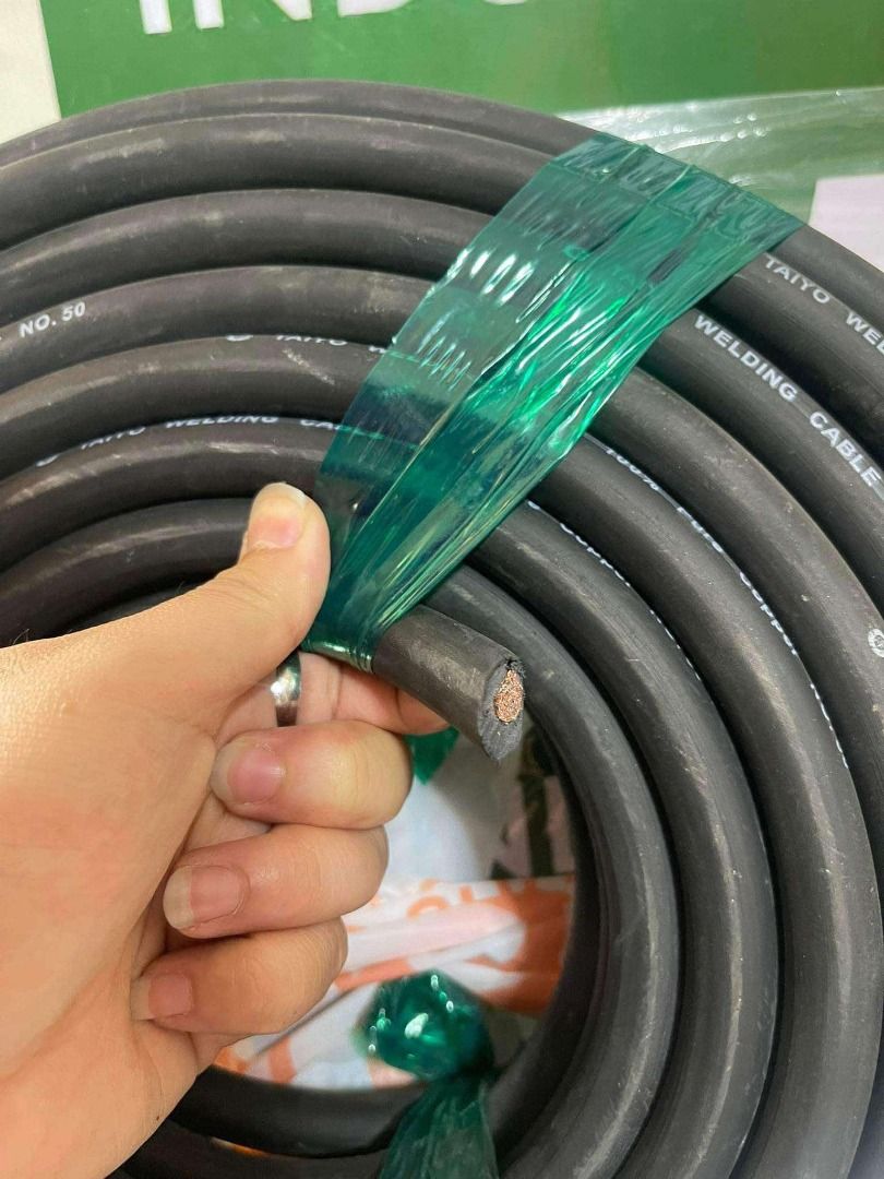 Copper welding cable (Category: Construction Tools & Equipment) located in Manila. Submitted by 09150361920ronvillaflor (Listing ID 1328492295, Image 3). Description: Copper welding cable Specs: 35mm2 x 100m PRICE: 40,900 For inquiries GLOBE:📞 ☎ 0⃣9⃣1⃣5⃣0⃣3⃣6⃣1⃣9⃣2⃣0⃣ 📞 ☎ 0⃣9⃣1⃣5⃣0⃣3⃣6⃣1⃣9⃣2⃣0⃣ Email me@ 📫 📑 r-o-n-.-h-a-y-a-i-@-g-m-a-i-l.c-o-m Check my Carousell: https://www.carousell.ph/u/ronvillaflor0/ PRICE MAY CHANGE WITHOUT PRIOR NOTICE‼