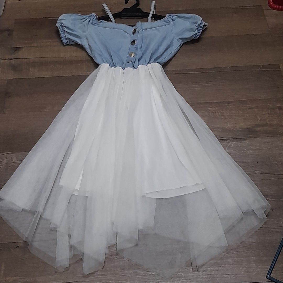 Denim tutu dress Women s Fashion Dresses Sets Dresses on Carousell