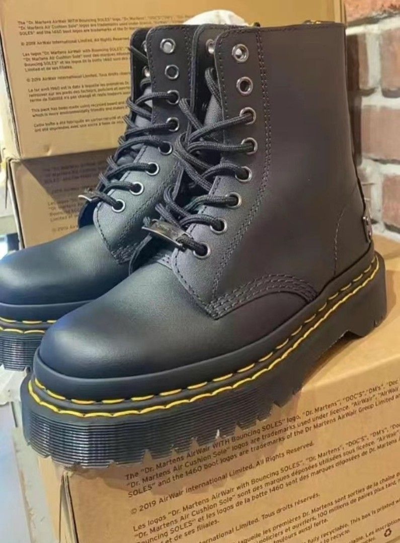 Dr. Martens Martin 1460 Iron Brand BEX Double Yellow Line Martin Boots