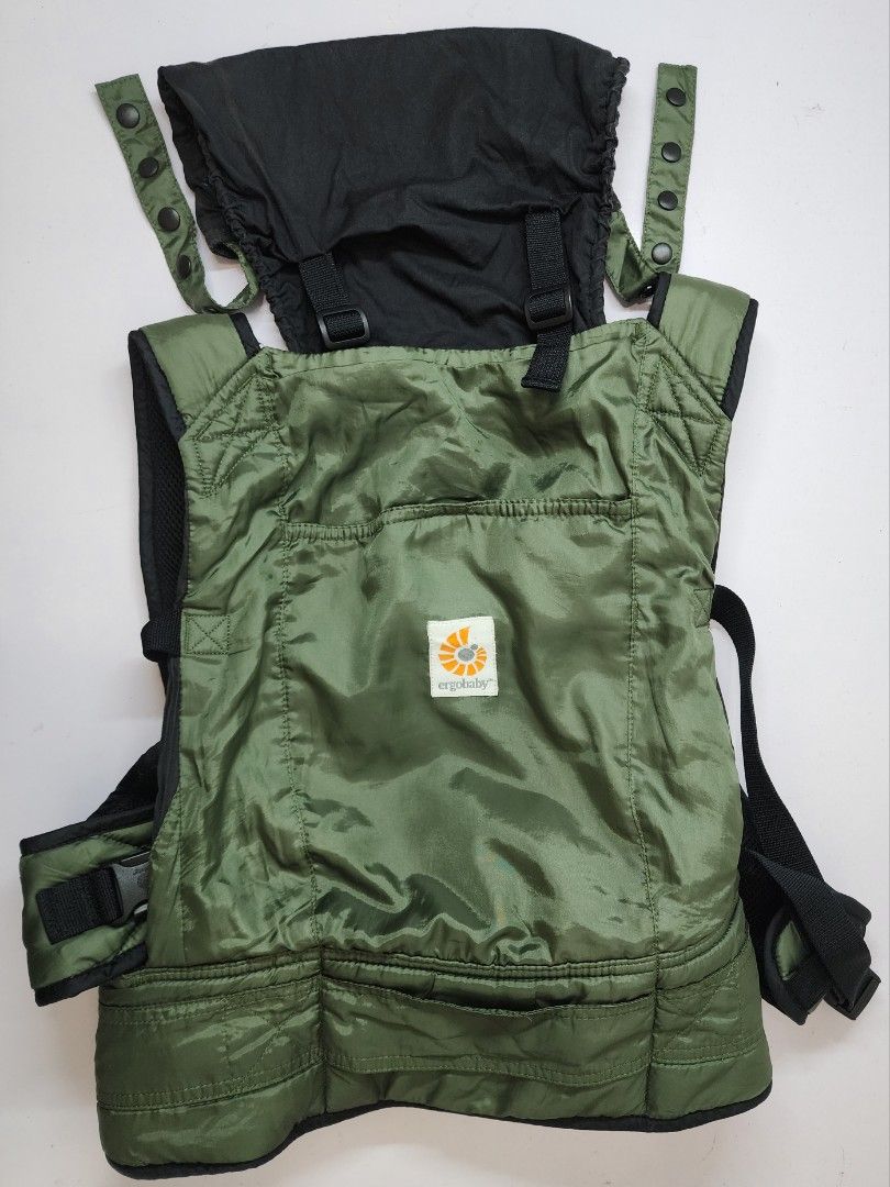 Ergobaby Travel Stowaway Baby Carrier Olive