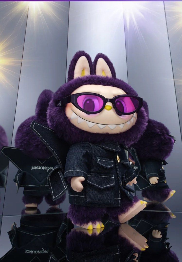 [Exclusive] Popmart x Pronounce Labubu Wings of Fantasy Purple Big ...