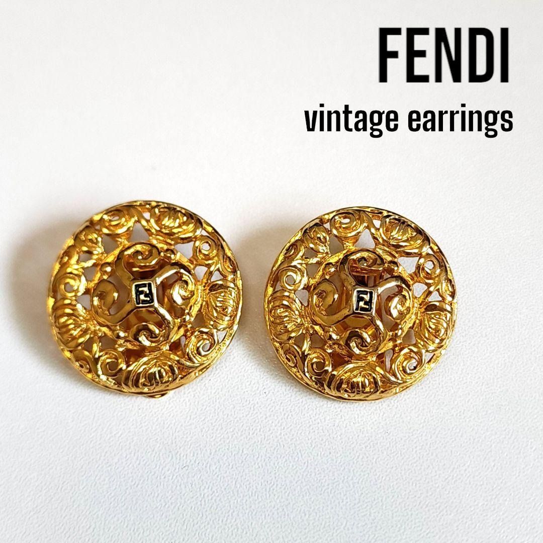 Vintage fendi earrings outlet