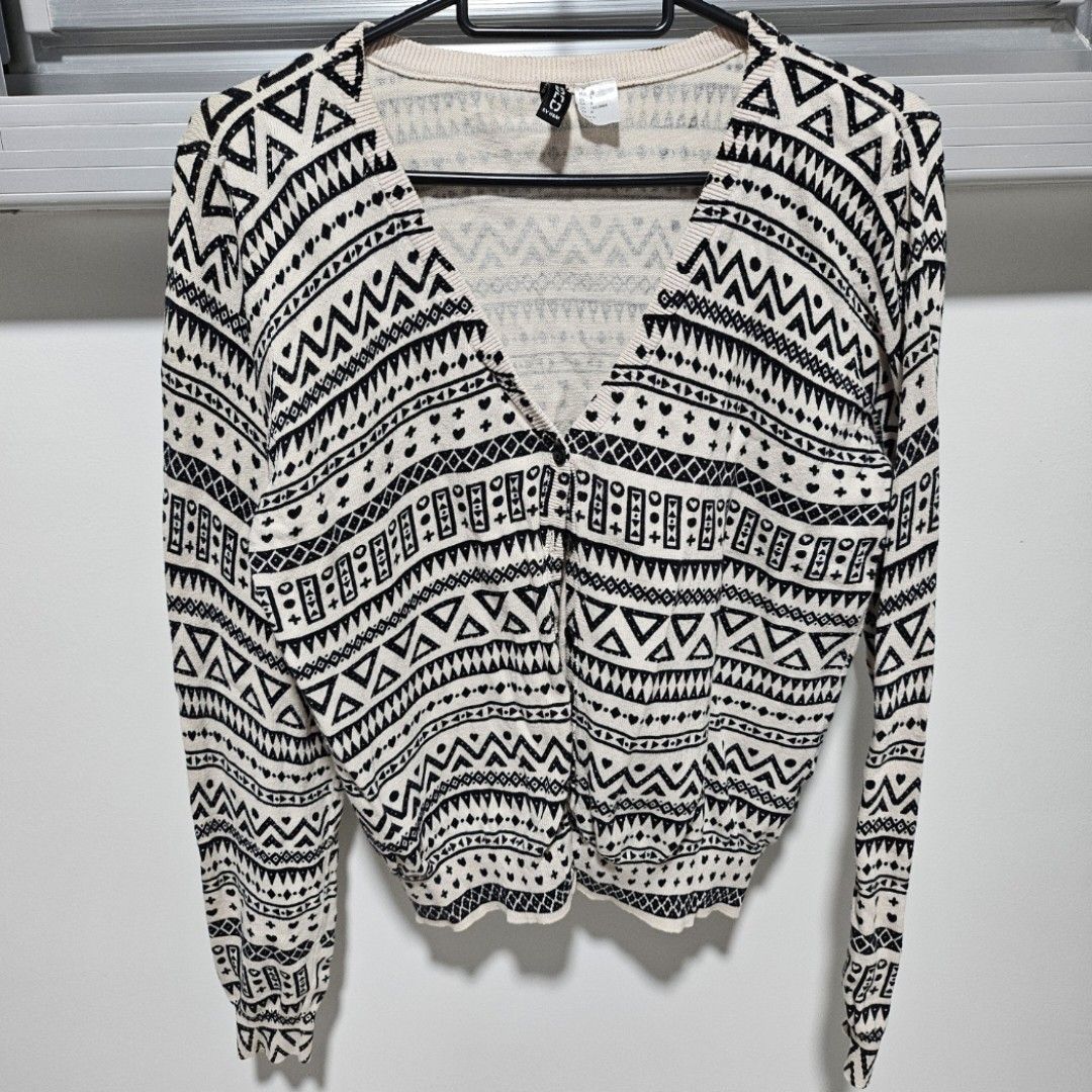 H M Aztec Cardigan