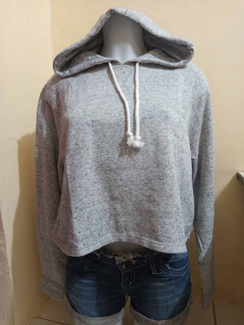 H&m divided cropped hoodie clearance