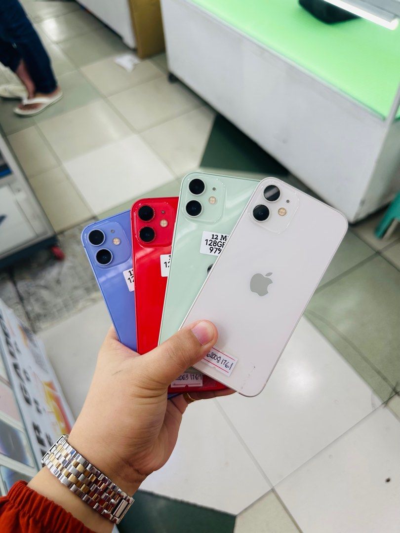 Iphone 12 Mini 128gb good batt FU (Category: iPhone 12 Series) located in San Juan City. Submitted by javedsgadgetshop (Listing ID 1328569076, Image 1). Description: OPEN FOR INSTALLMENT VIA CREDIT CARD/GGIVES/SPAY/BILLEASE & SWAP/TRADE-IN! BUY AND SELL! Quick Specs : Iphone 12mini •128gb •NTC Variant •Good batt health •Factory Unlock •95% Smoothness •No hidden issue | No Repaired •100% Authentic | Not Refurbished •w/ OEM Charger & store warranty