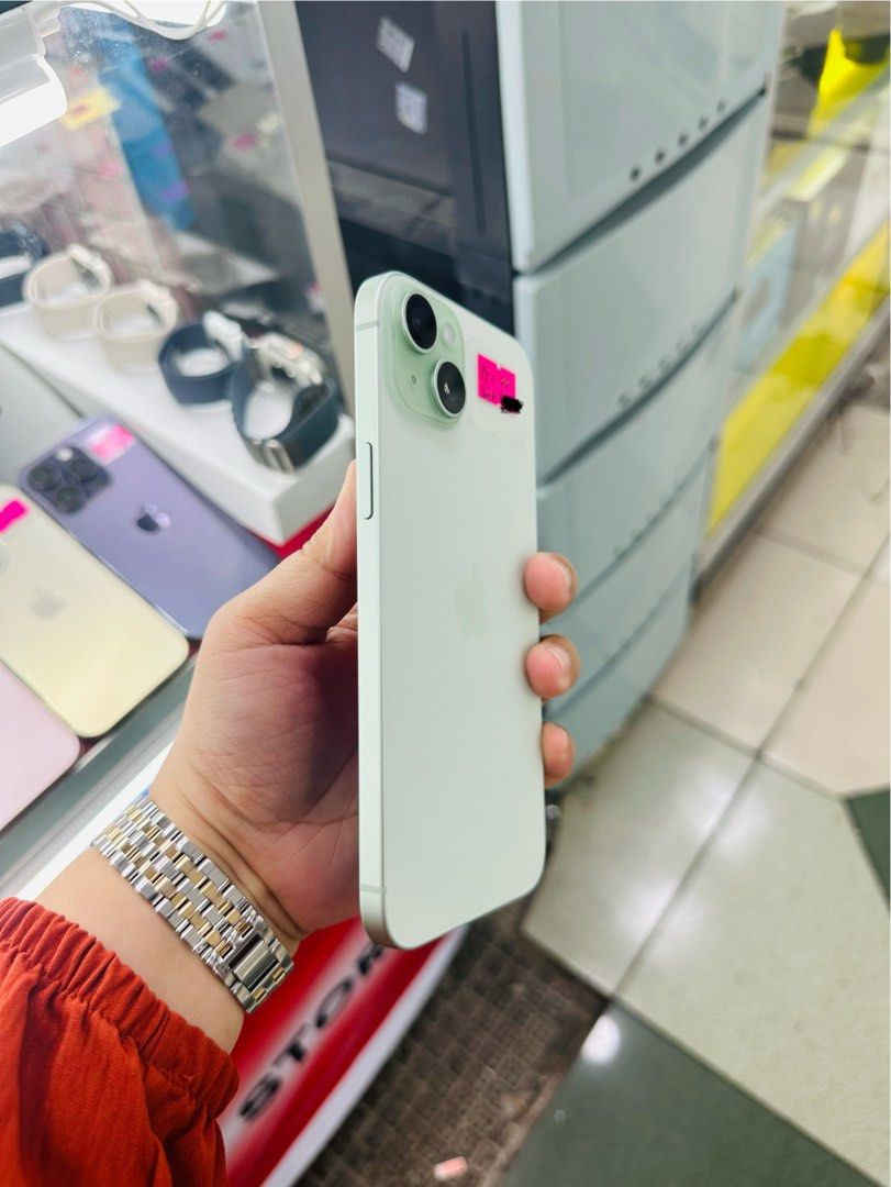 Iphone 15 Plus 128gb 96% batt Globelocked (Category: iPhone 15 Series) located in San Juan City. Submitted by javedsgadgetshop (Listing ID 1328562582, Image 3). Description: OPEN FOR INSTALLMENT VIA CREDIT CARD/GGIVES/SPAY/BILLEASE & SWAP/TRADE-IN! BUY AND SELL! Quick Specs : Iphone 15+ •128gb •NTC Variant •96% batt health •Globelocked •95% Smoothness •No hidden issue | No Repaired •100% Authentic | Not Refurbished •w/ OEM Charger & store warrant
