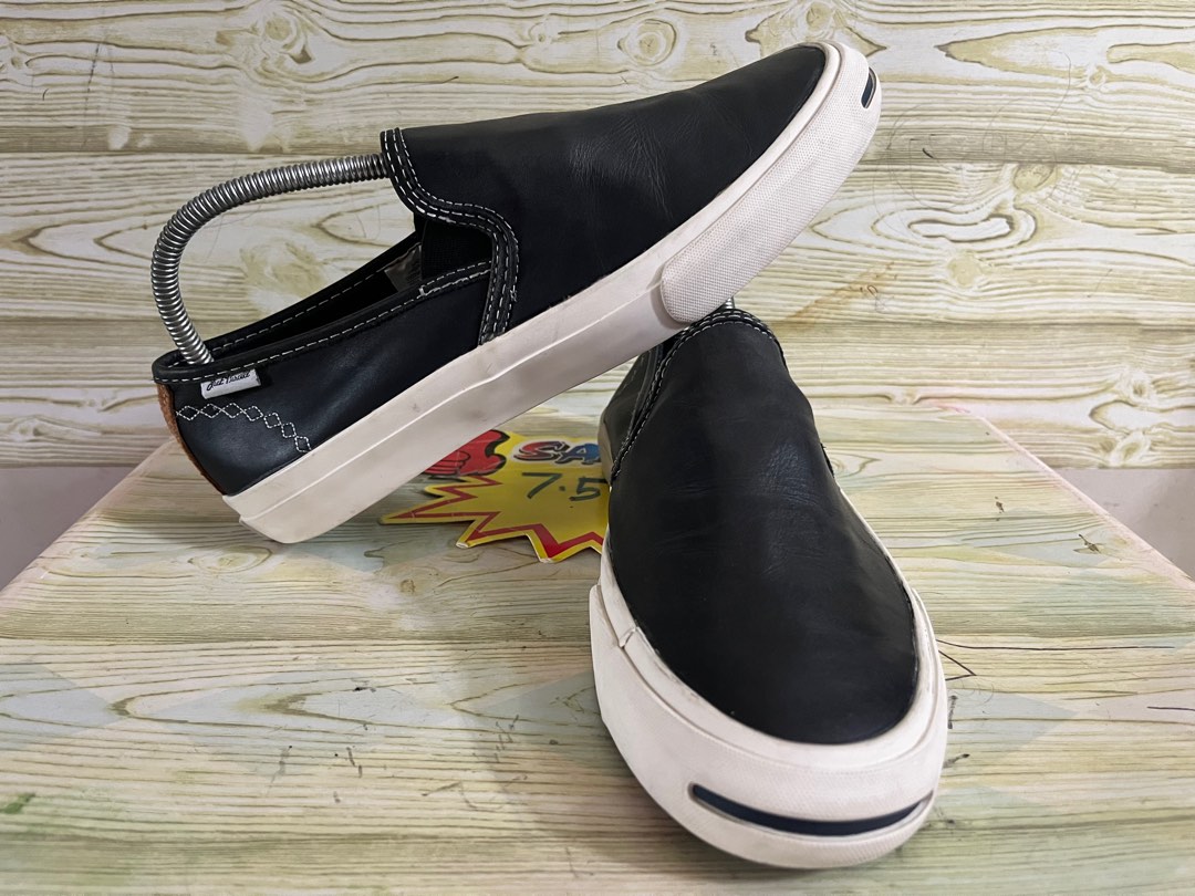 Jack Purcell Slip On Leather Men s Fashion Footwear Sneakers on Carousell