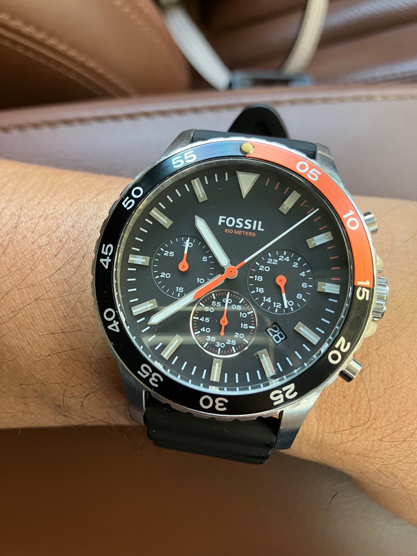 Jam Fossil Diver Chronograph Watch