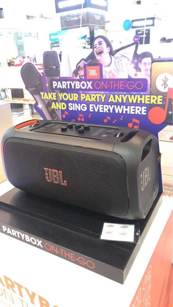 JBL PARTYBOX SPEAKER (Category: Soundbars, Speakers & Amplifiers) located in Quezon City. Submitted by annys.online (Listing ID 1328522710, Image 2). Description: JBL AUDIO SPEAKER BOOMBOX3 SRP 29,999 Cash 25,600 BOOMBOX 2 SRP 23,999 Cash 18,500 Party box encore essential Srp 16,999 Cash 14,700 Partybox club 120 Cash 17,000 Partybox 110 Srp 20,999 Cash 18,200 Patybox 320 Srp 29,999 Cash 26,600 Partybox Ultimate Cash 61,500 PARTYBOX ON THE GO SRP 