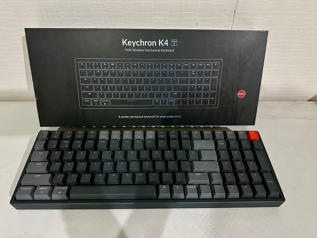 Keychron K4 Wireless Mechanical Keyboard, Computers & Tech, Parts ...