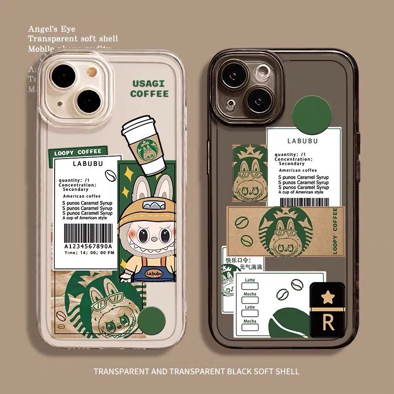 Coque Labubu iPhone avec cordon à main | Protection et style