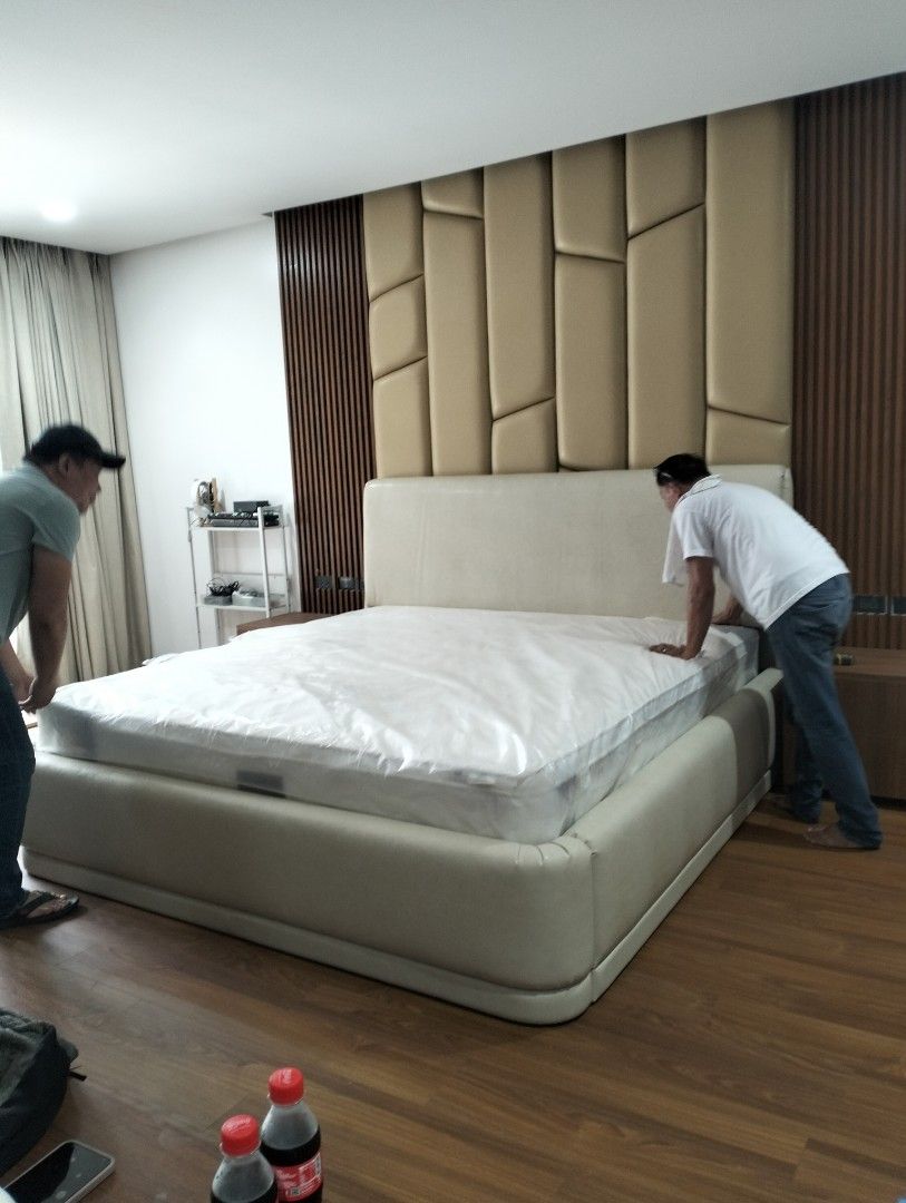 Manny's decor and General upholstery (Category: Bed Frames & Mattresses) located in Manila. Submitted by olxph_102891822 (Listing ID 1328573226, Image 1). Description: Customized bed box and headboard , wall padded w/ upholstered finish. We accept customize sofa set, reupholstery, headboard, curtains, combi blinds, customize cabinet, revarnish and wall padded. Also we accept home service. pls. Contact nos. 09953391822/09453355391 Look for: Manny 