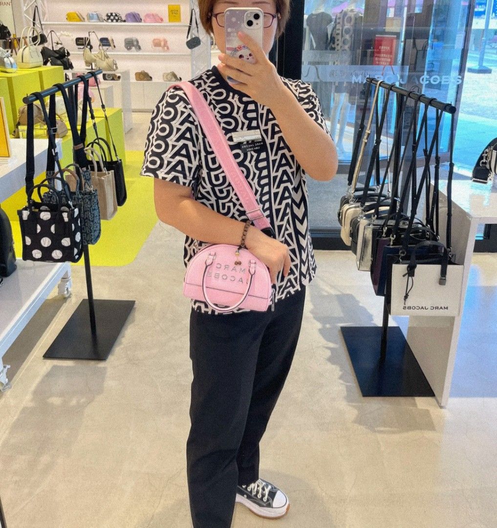 現貨‼️✨MARC JACOBS Small Bowling Bag😘小小身材大容量新品