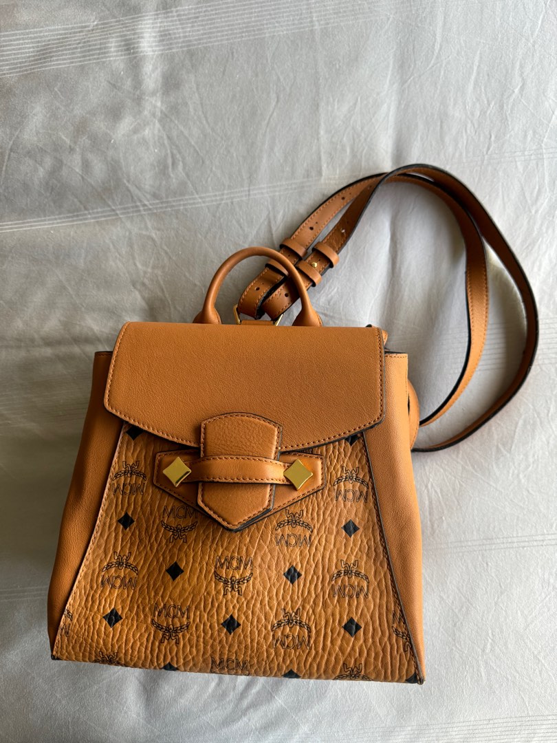 Mcm essential backpack Luxury Bags Wallets on Carousell