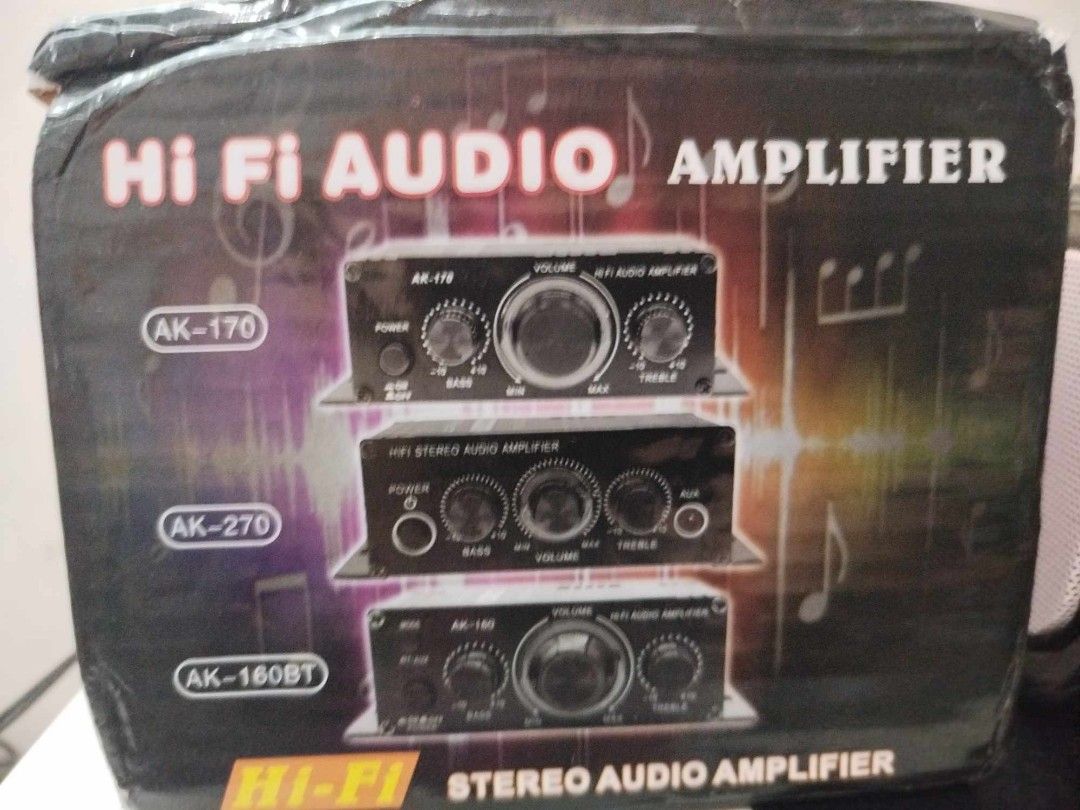 Mini Hifi Audio Amplifier (Category: Soundbars, Speakers & Amplifiers) located in Mandaluyong City. Submitted by allinthehood (Listing ID 1328462840, Image 1). Description: Good as New.