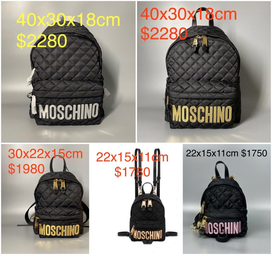 Moschino backpack price deals