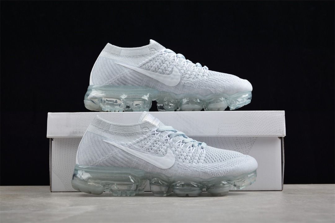 Nike Air VaporMax White Grey running shoes Euro 35.5 46 Women s Fashion Footwear Sneakers on Carousell