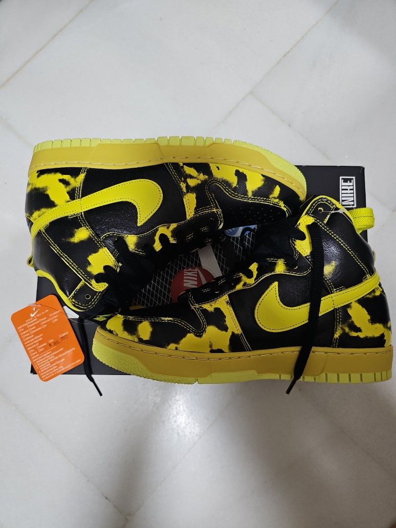 Nike Dunk High 1985 SP Yellow Acid Wash
