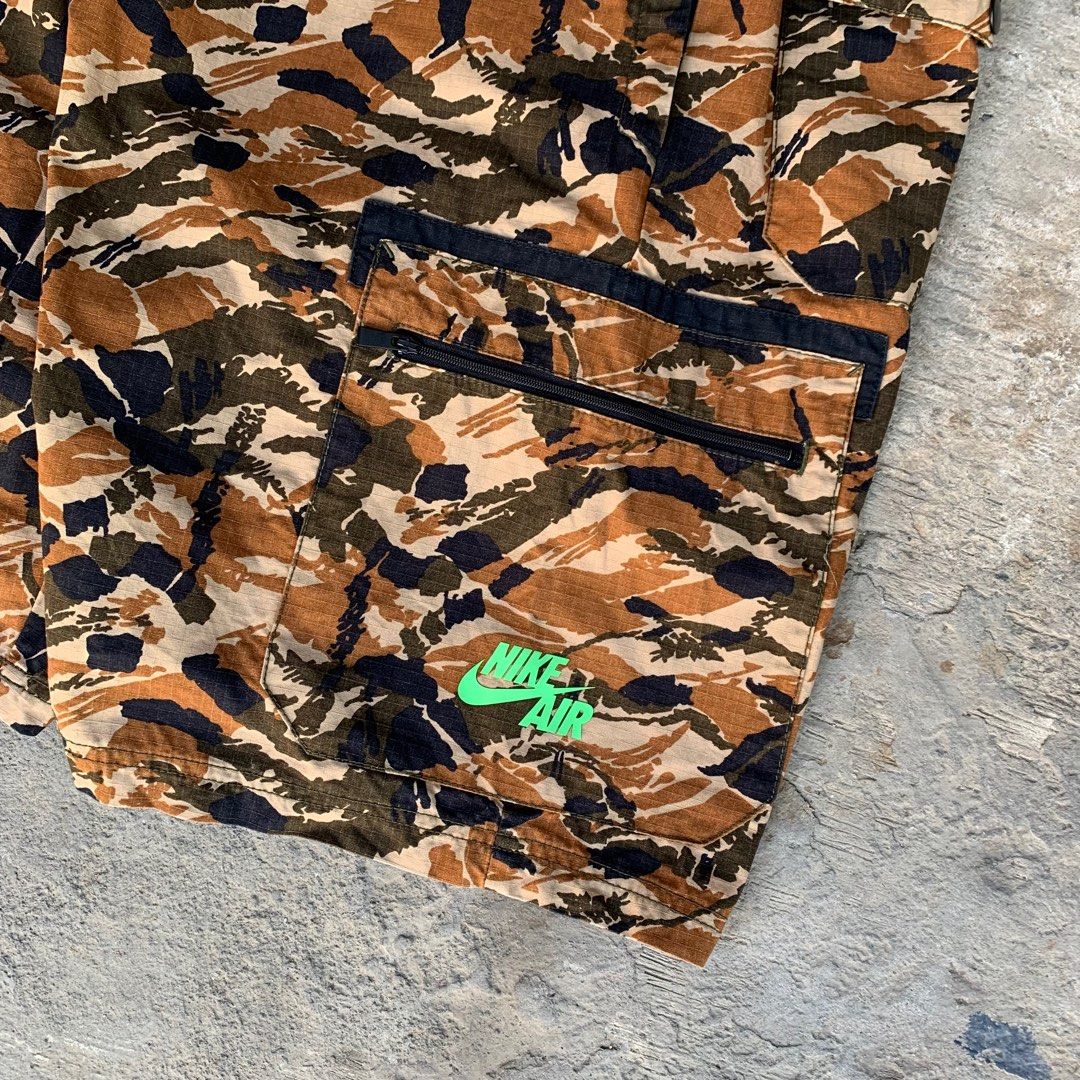 Nike Tech Camouflage Cargo Shorts (Category: Shorts) located in Manila. Submitted by fromtheflea (Listing ID 1328556724, Image 2). Description: nike techwear camouflage cargo shorts rare piece of nike techwear; like new condition no issues; up to 37 waistline x 23 length 1000 .