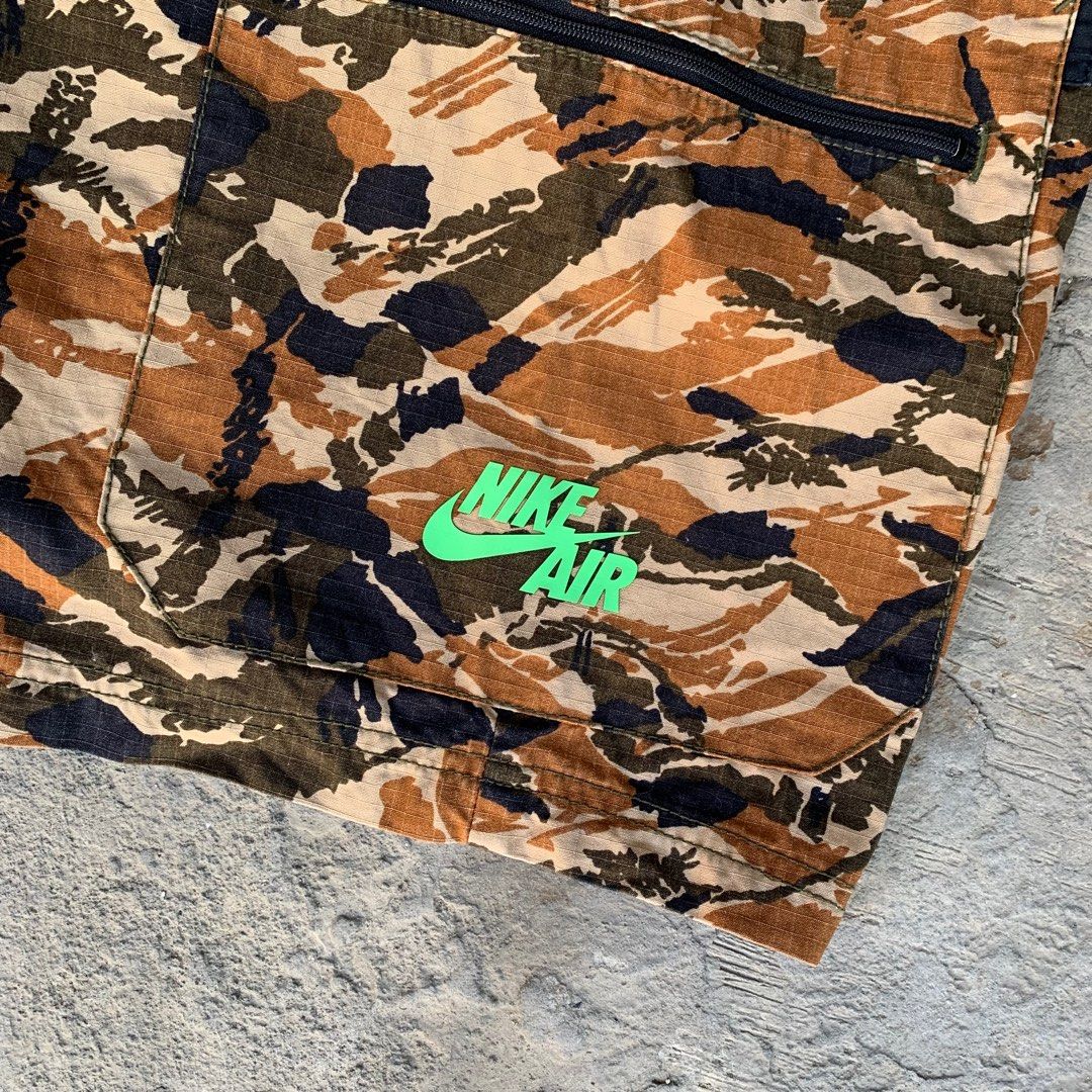 Nike Tech Camouflage Cargo Shorts (Category: Shorts) located in Manila. Submitted by fromtheflea (Listing ID 1328556724, Image 3). Description: nike techwear camouflage cargo shorts rare piece of nike techwear; like new condition no issues; up to 37 waistline x 23 length 1000 .