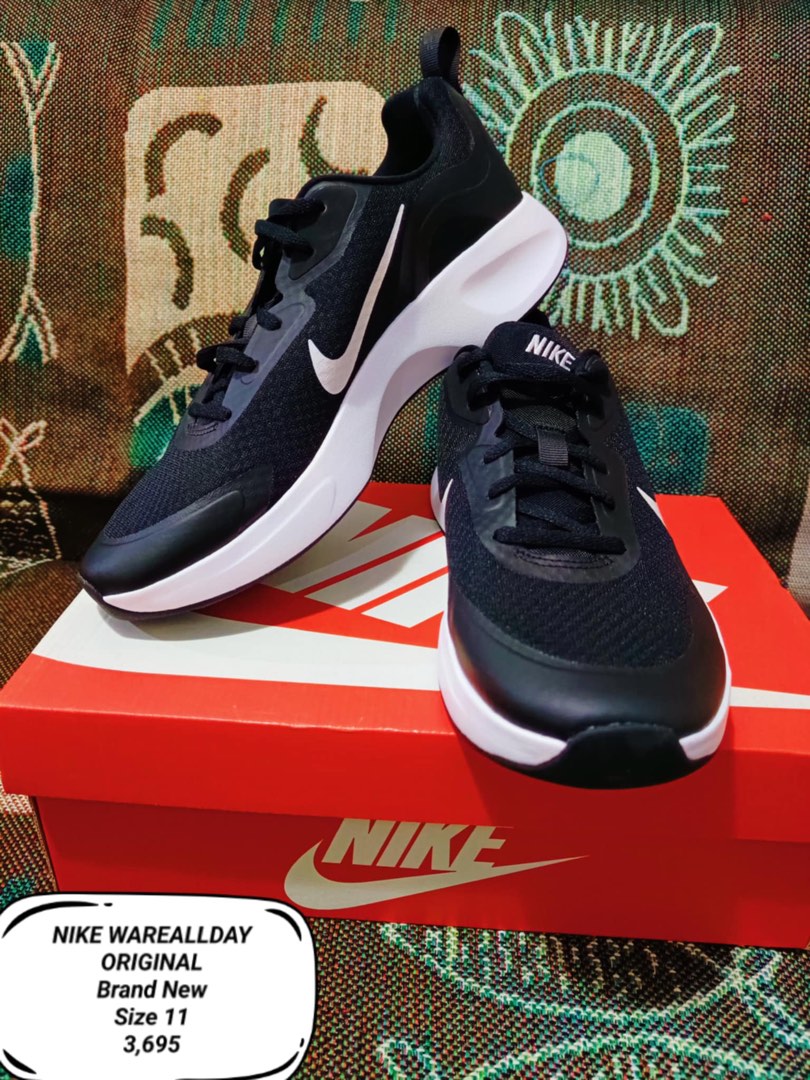 Nike wareallday black white size 11 Men s Fashion Footwear Casual Shoes on Carousell