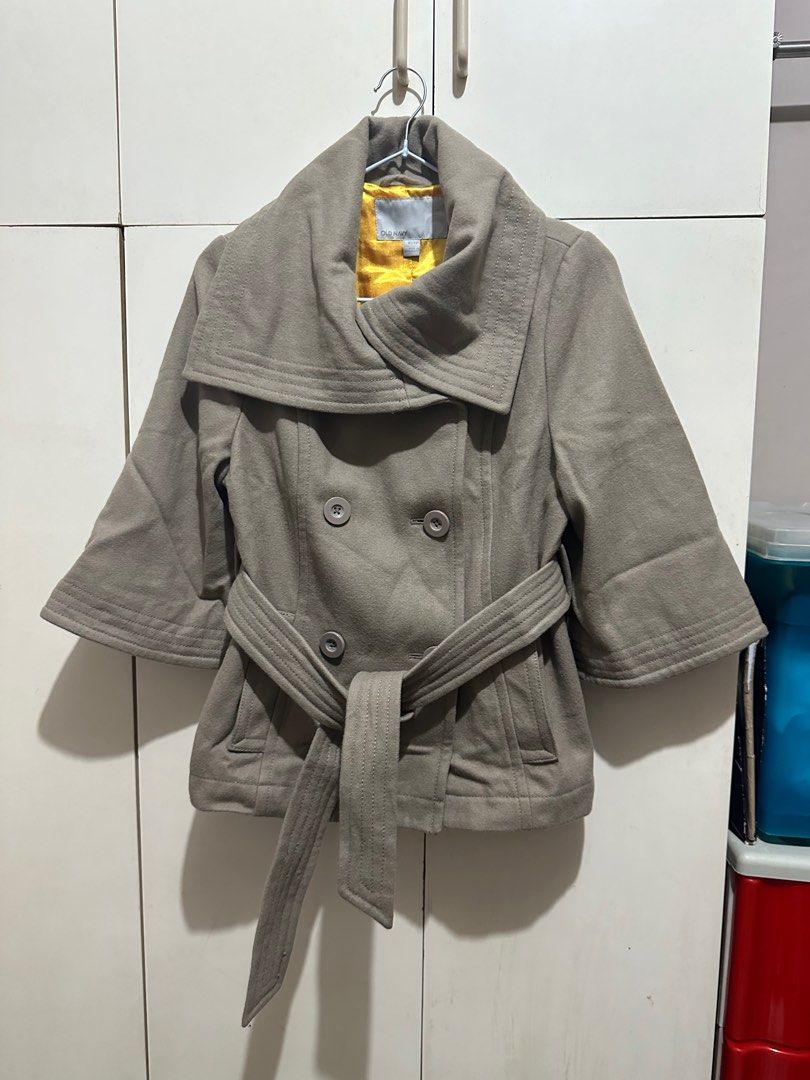 Old Navy Grayish Brown Spring/Autumn Coat (Category: Coats, Jackets and Outerwear) located in Manila. Submitted by eeceec (Listing ID 1328437815, Image 1). Description: Original Old Navy Grayish Brown Spring/Autumn Coat Bought in Canada Used twice only Very good quality and elegant when worn Used once during winter XS in tag but fits up to Medium.