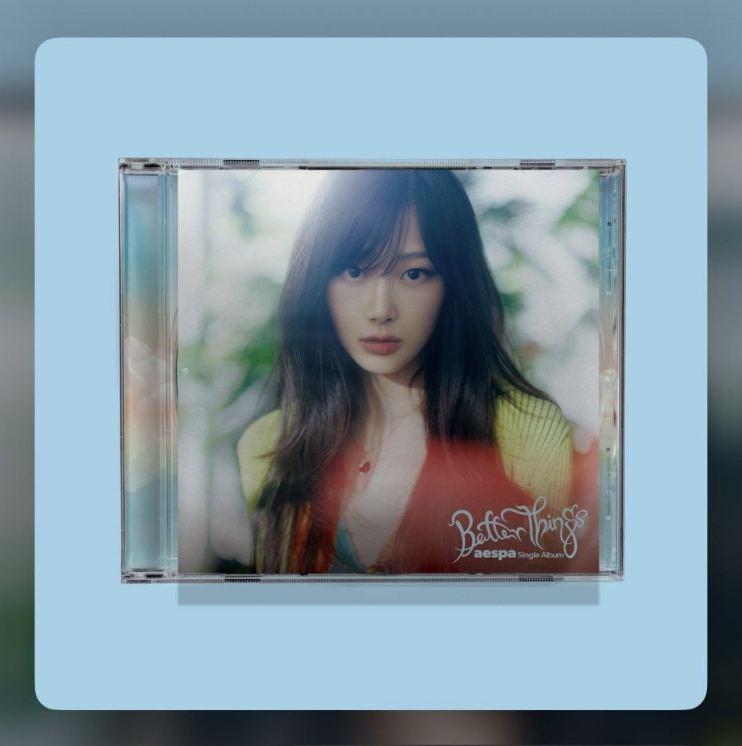 [OnHand] Sealed aespa Better Things Single Album (Category: CDs & DVDs) located in Quezon City. Submitted by akiseoulshop (Listing ID 1328529038, Image 3). Description: aespa Single Album ‘Better Things’ OnHand Sealed Official Import from US Php 700 each Buy 3: Php 650 each Track List: 01 Better Things 02 Better Things (Sped Up Ver.) 03 Better Things (Slowed Down Ver.) 04 Better Things (Snack Ver.) 05 Better Things (Tropkillaz Remix) 06 Better Th