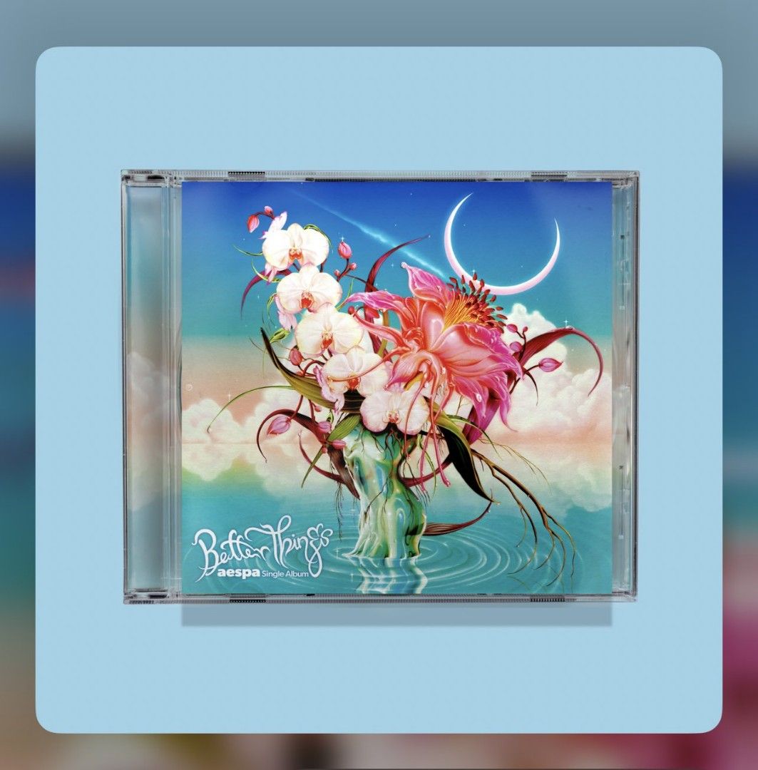 [OnHand] Sealed aespa Better Things Single Album (Category: CDs & DVDs) located in Quezon City. Submitted by akiseoulshop (Listing ID 1328529038, Image 1). Description: aespa Single Album ‘Better Things’ OnHand Sealed Official Import from US Php 700 each Buy 3: Php 650 each Track List: 01 Better Things 02 Better Things (Sped Up Ver.) 03 Better Things (Slowed Down Ver.) 04 Better Things (Snack Ver.) 05 Better Things (Tropkillaz Remix) 06 Better Th