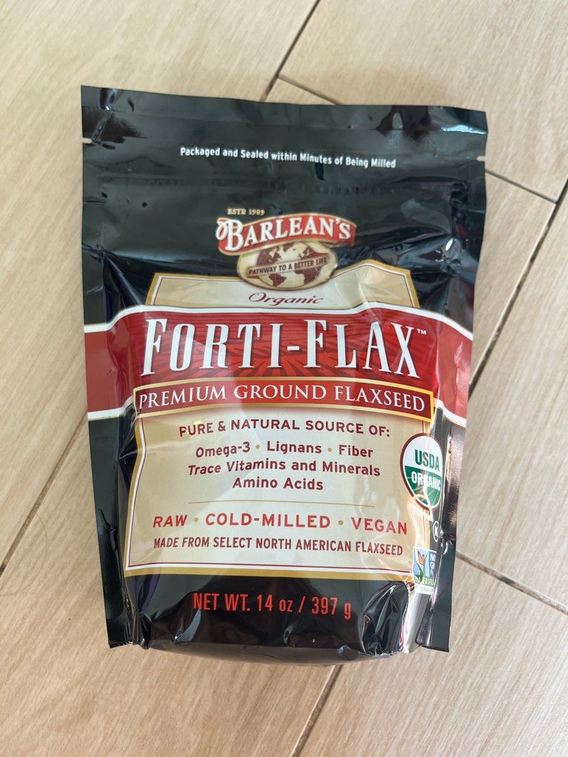 Organic Ground Flax Seed, 健康及營養食用品, 健康補充品, 健康補充品 保健食品，飲料和補品 Carousell