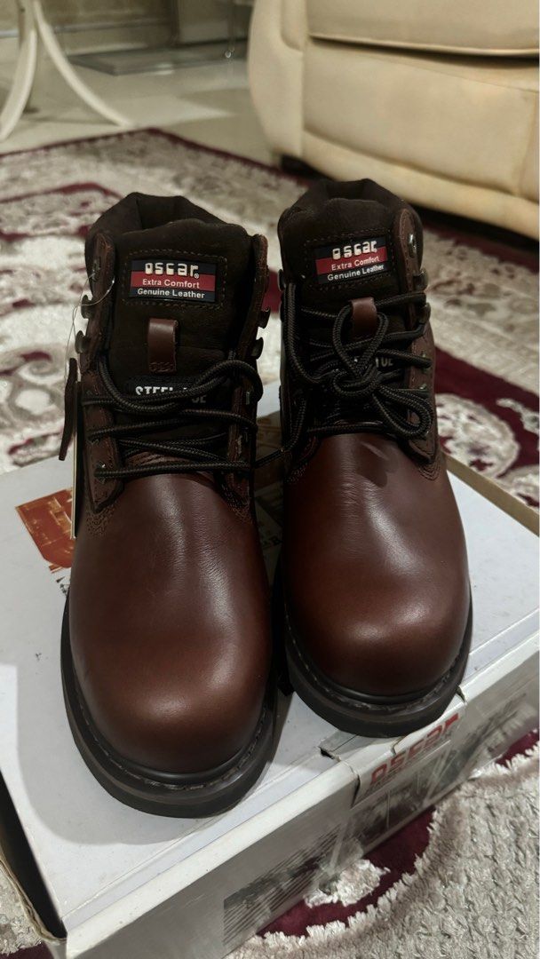 Oscar Safety Footwear Safety boots Men s Fashion Footwear Boots on Carousell