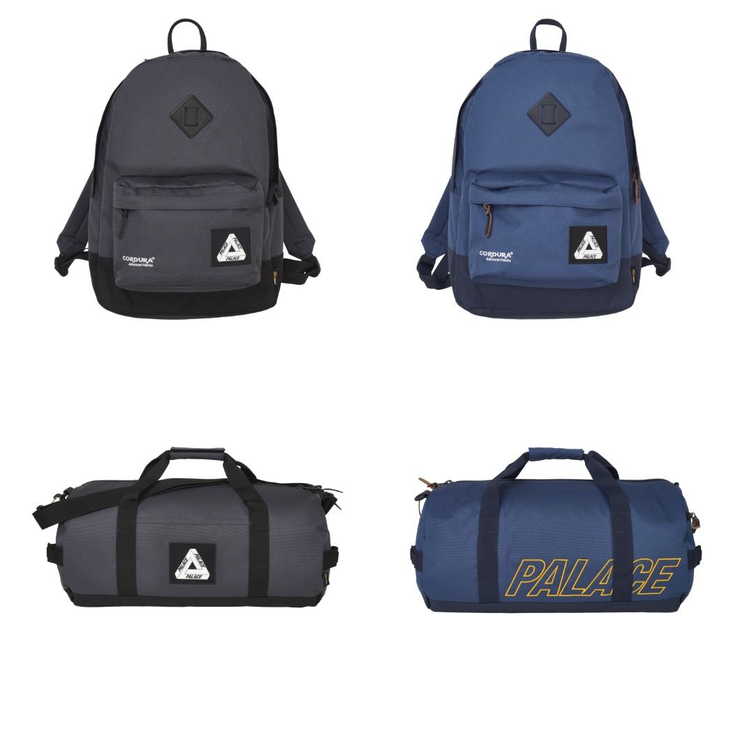 Palace Cordura Duck Canvas Backpack Carbon/Black - FW24 - US