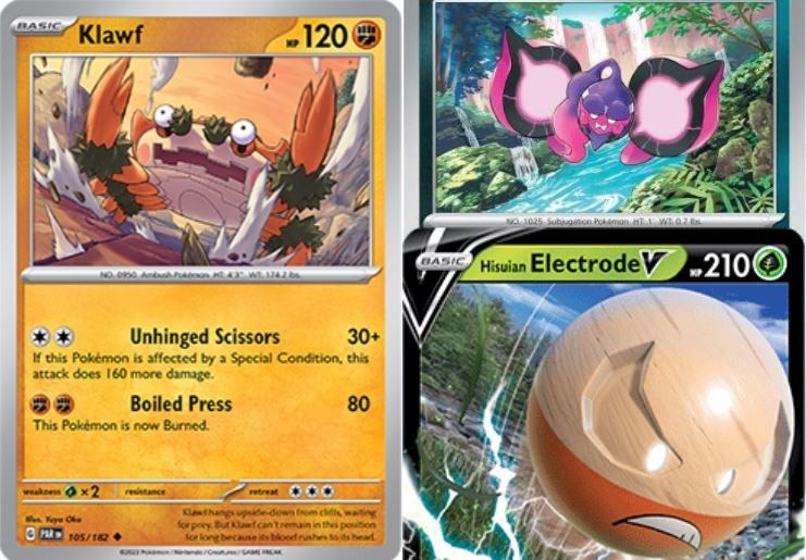 pokemon 151 cards price Klawf Pokemon Scarlet & Violet Illustration Rare #217 PSA 8 main image 0