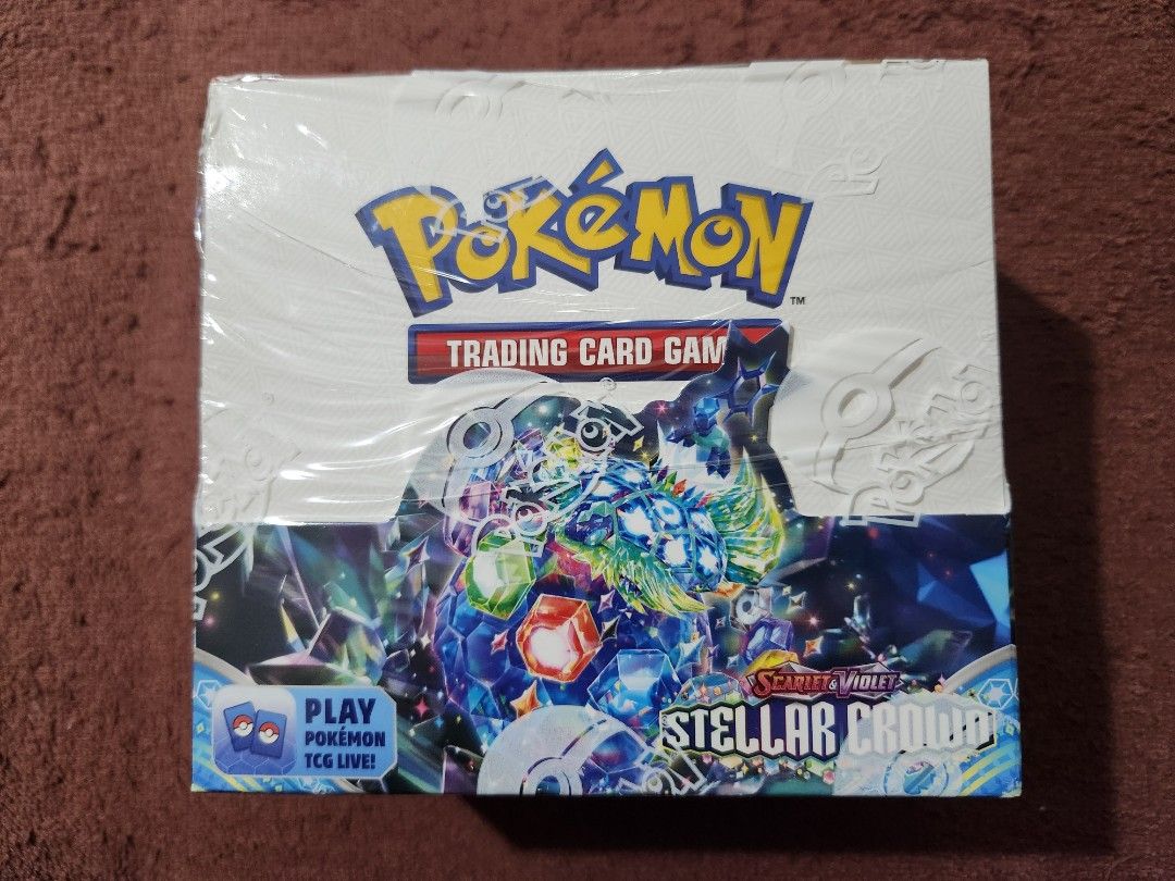 Pokemon TCG: Scarlet & Violet STELLAR CROWN Booster Box (SV07)  2024  Factory Sealed
