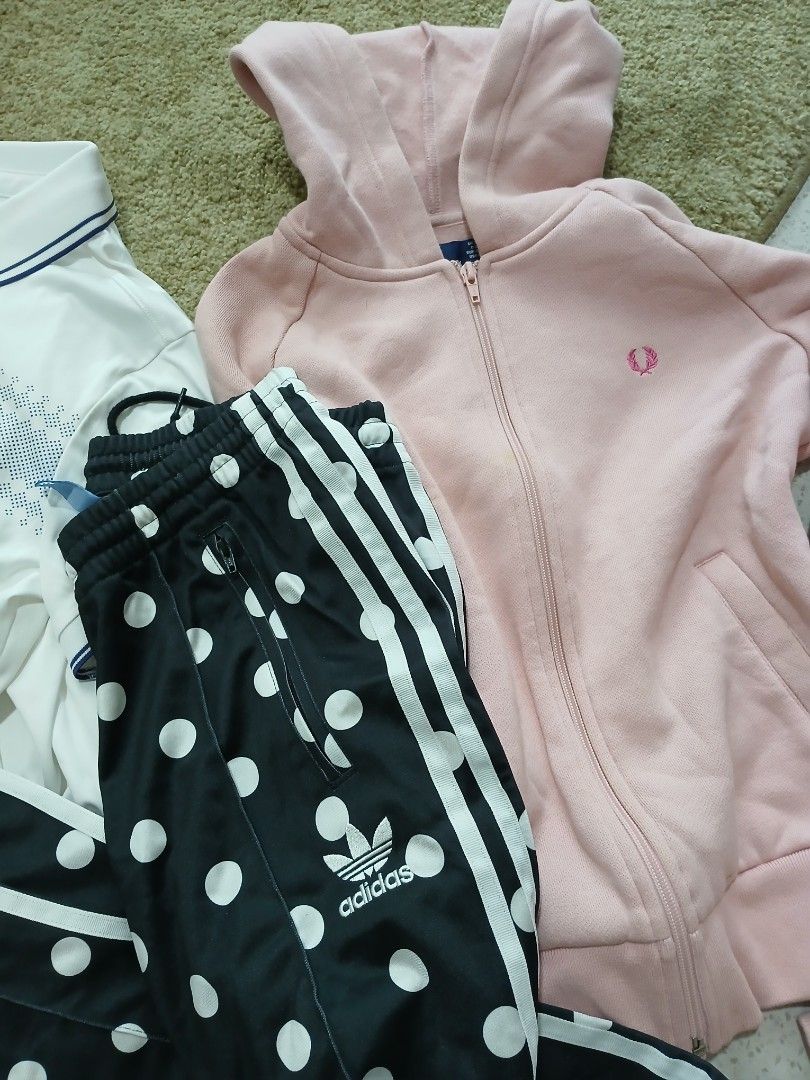 Preloved bag of Fred Perry jacket, Adidas etc, Women's Fashion