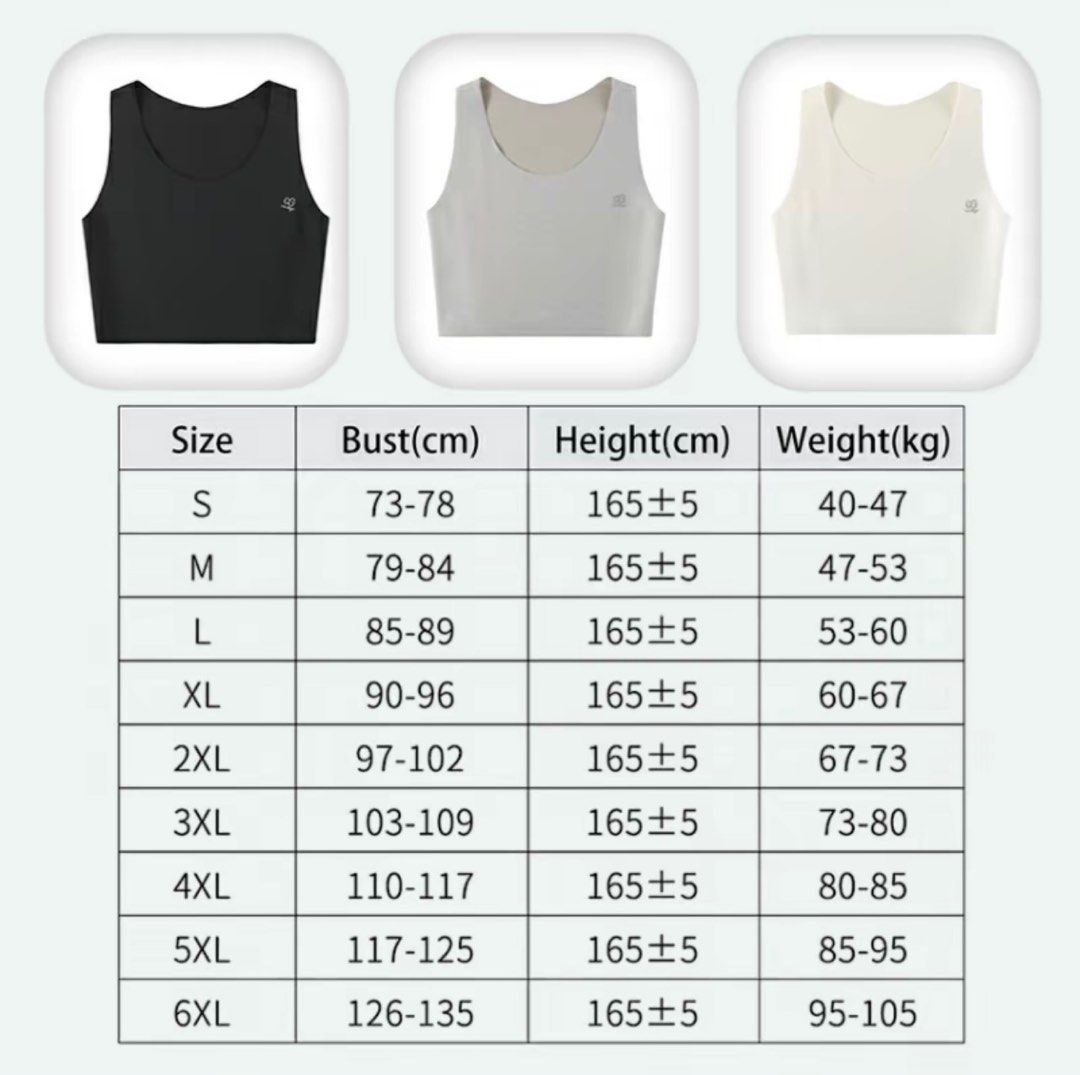 Pullover chest binder (Category: Activewear) located in Las Pinas. Submitted by lebronize06 (Listing ID 1328502568, Image 2). Description: Bought this for P488 sa tiktok shop. Super laki nya pang workout lang sana sa bahay. Size Large .
