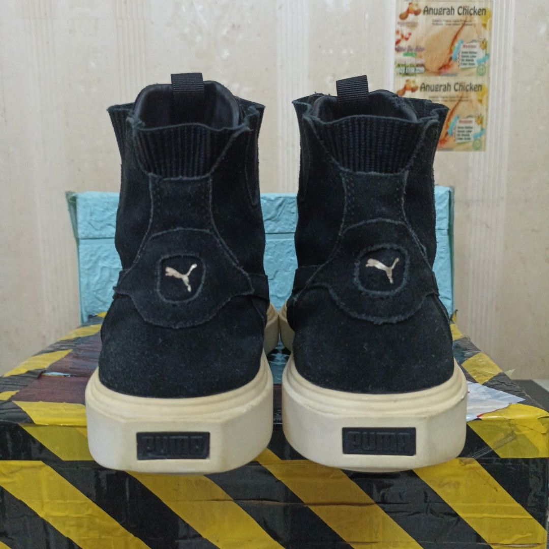 Puma breakerr High Black sepatu size 41 26 5cm Fesyen Pria Sepatu Sneakers di Carousell