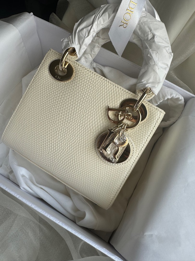 Rare Dior Lady Lizard skin Luxury Bags Wallets on Carousell