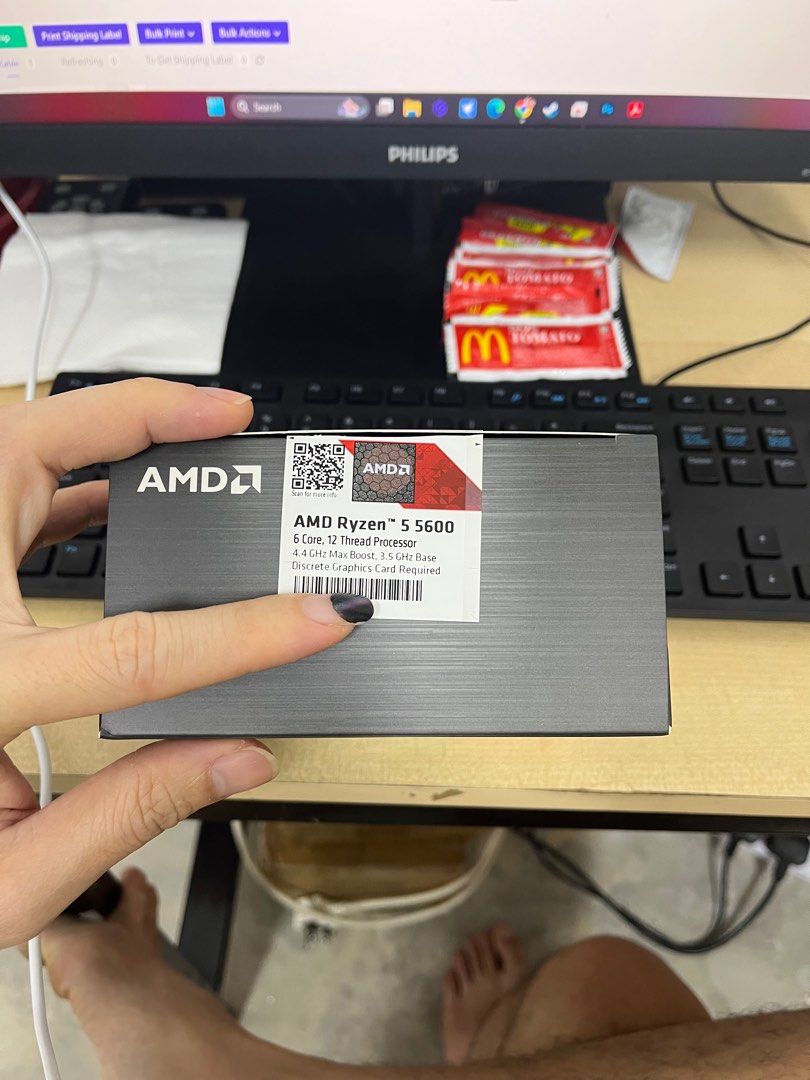 Box) Ryzen 5 5600 B2 Stepping, Computers & Tech, Parts 