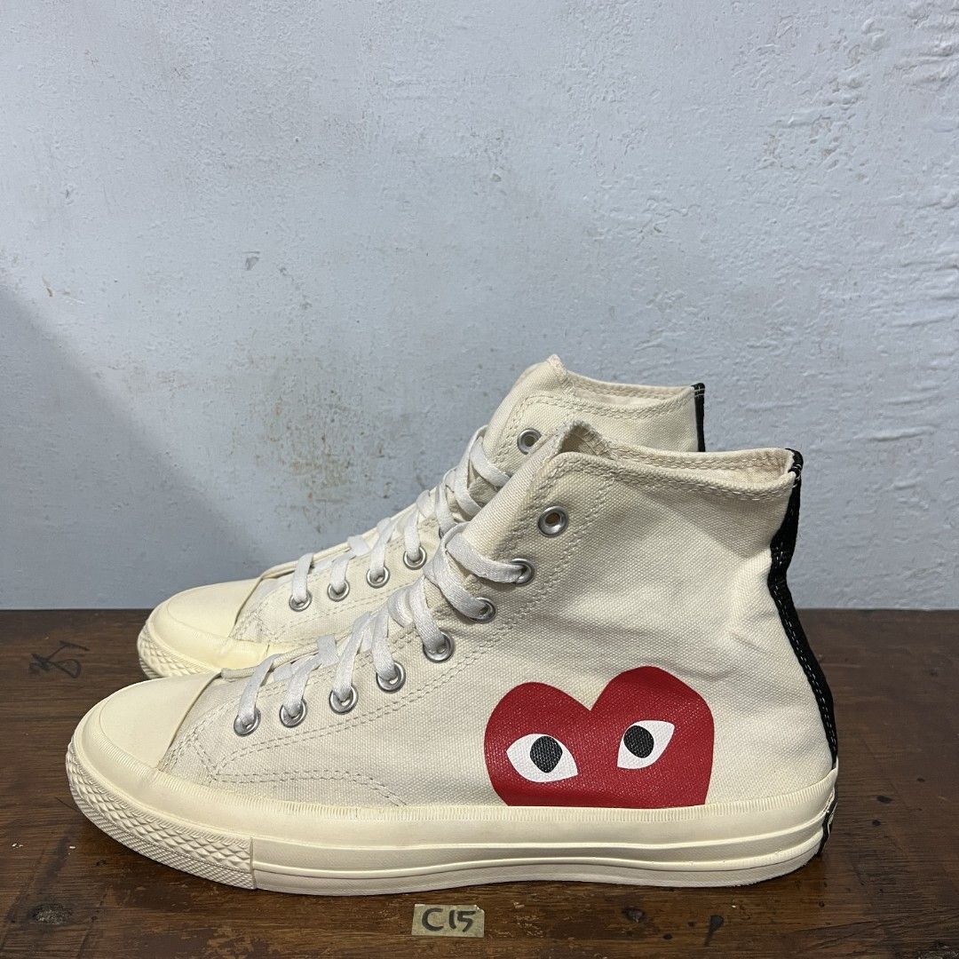 Sepatu second ori converse cdg ctas 70s high size 43