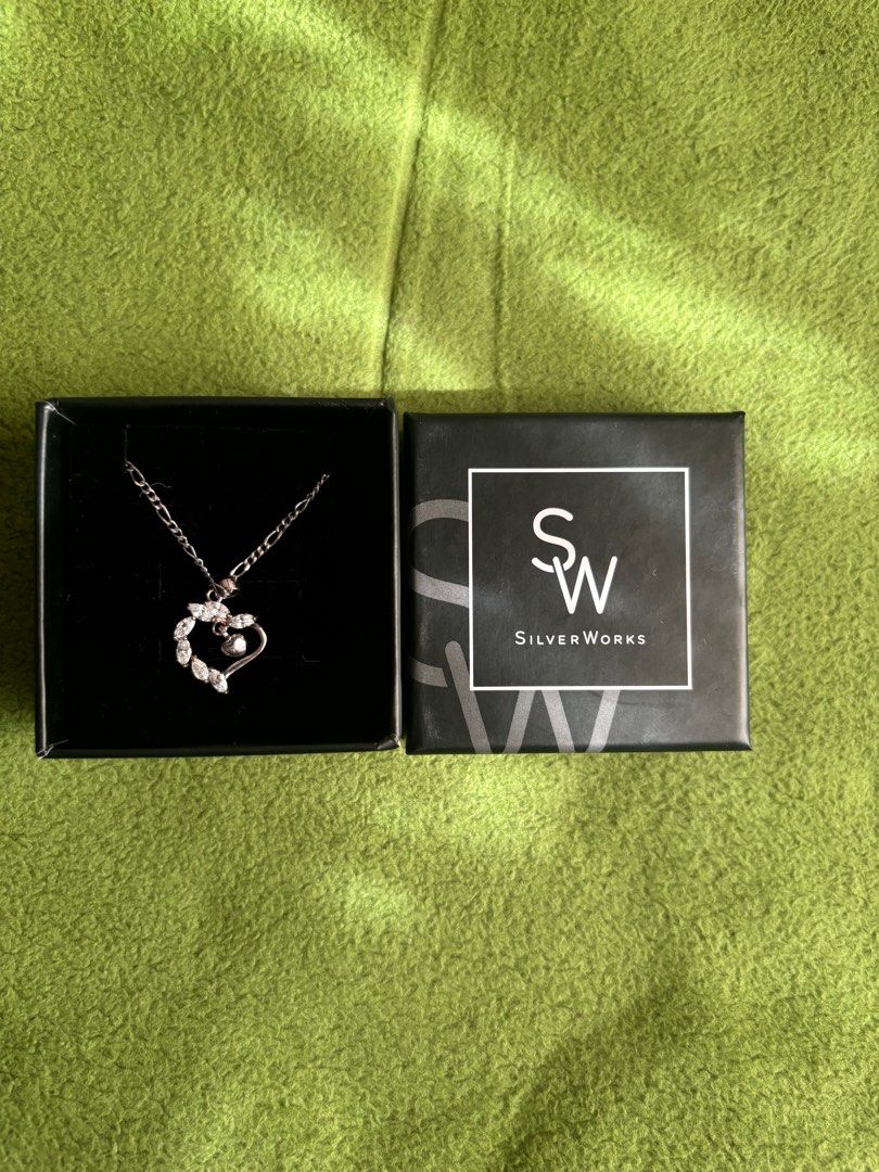 Silverworks heart necklace on sale