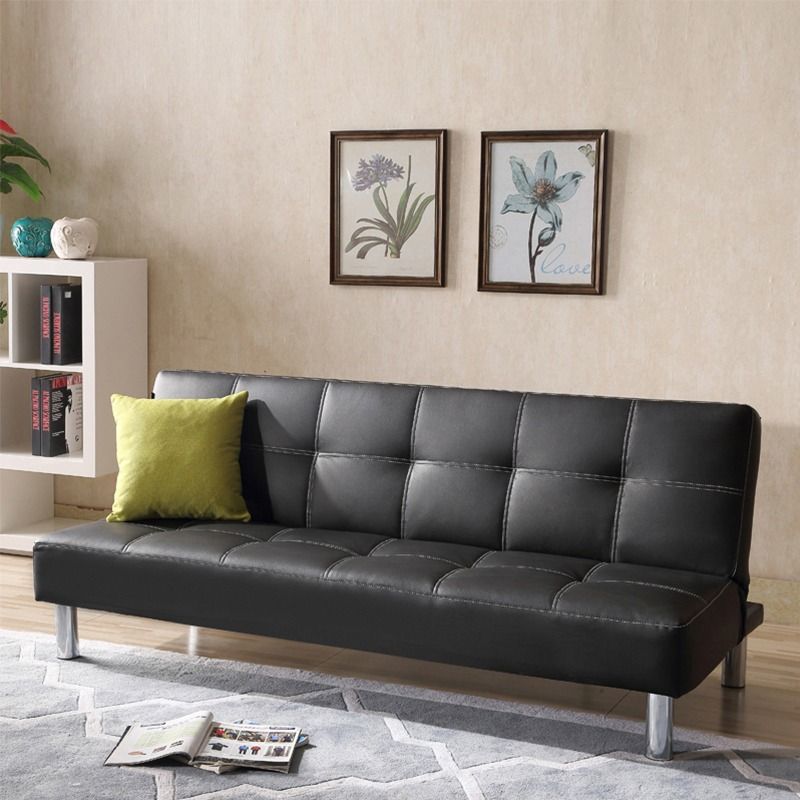 Sofa Bed Low price affordable rental room sofa Small unit folding easy sofa bed