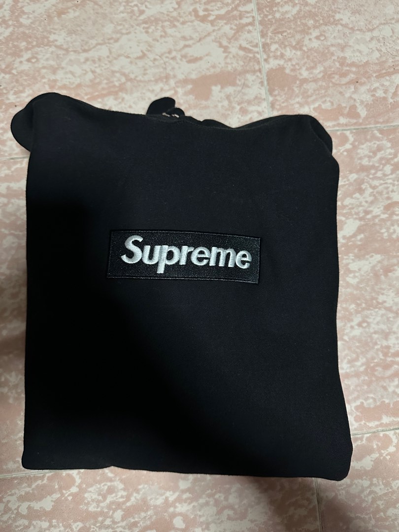 Supreme BOGO hoodie black XL Men s Fashion Tops Sets Hoodies on Carousell