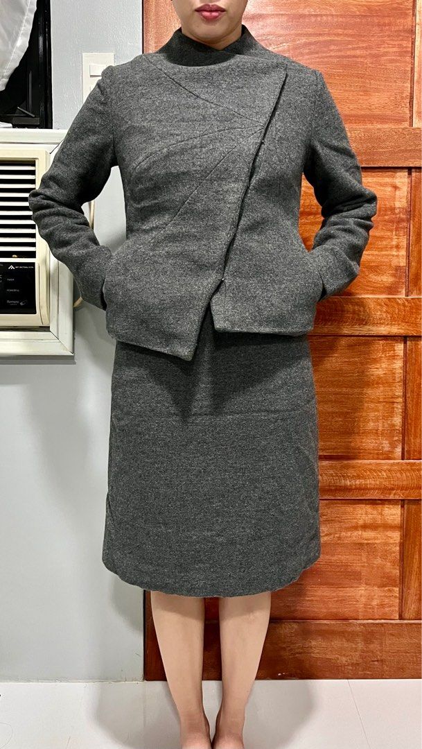 TERRA ROSALIS set/coordinates (Category: Sets or Coordinates) located in Dumaguete. Submitted by deniokthrift (Listing ID 1328579198, Image 1). Description: TERRA ROSALIS Set/coordinates Wool material Good for formal/corporate attire Coat Size 40 W17” L23” Skirt Size 42 W28” L22” EXCELLENT/GOOD AS NEW Get set for 2500 FREE SHIPPING.