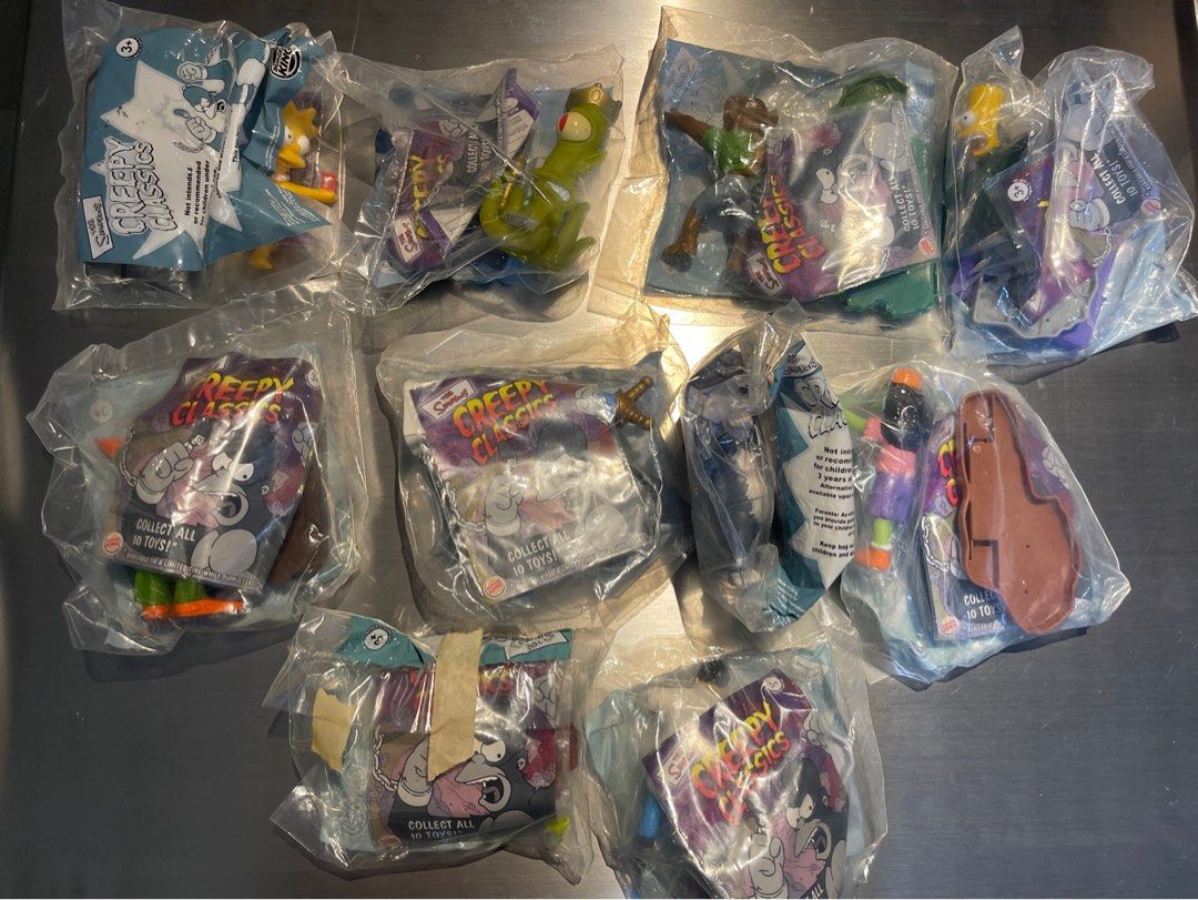 The simpsons全套Halloween系列，2001年美國burgerKing購入, 興趣及